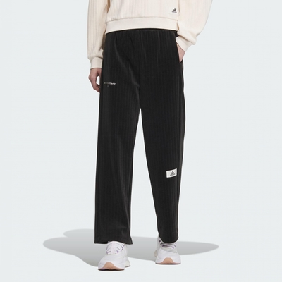 adidas 長褲 女款 運動褲 亞規 LOUNGE KN PT 黑 IP0745 (L4785)