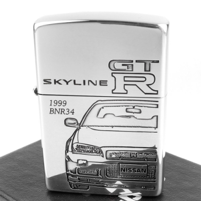 ZIPPO 日系~日產NISSAN SKYLINE GT-R 50週年-第五代BNR34