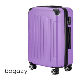 【Bogazy】星空漫旅 20吋可加大密碼鎖行李箱(女神紫)