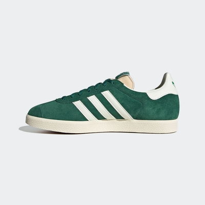 ADIDAS ORIGINALS GAZELLE 三葉草 男休閒鞋-綠-GY7338