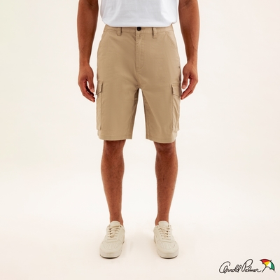 Arnold Palmer -男裝-斜紋貼袋工作短褲-淺卡其
