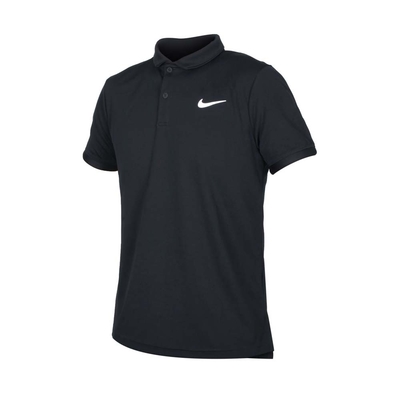 NIKE 男短袖POLO衫-運動 休閒 上衣 高爾夫 網球 DRI-FIT CW6851-010 黑白