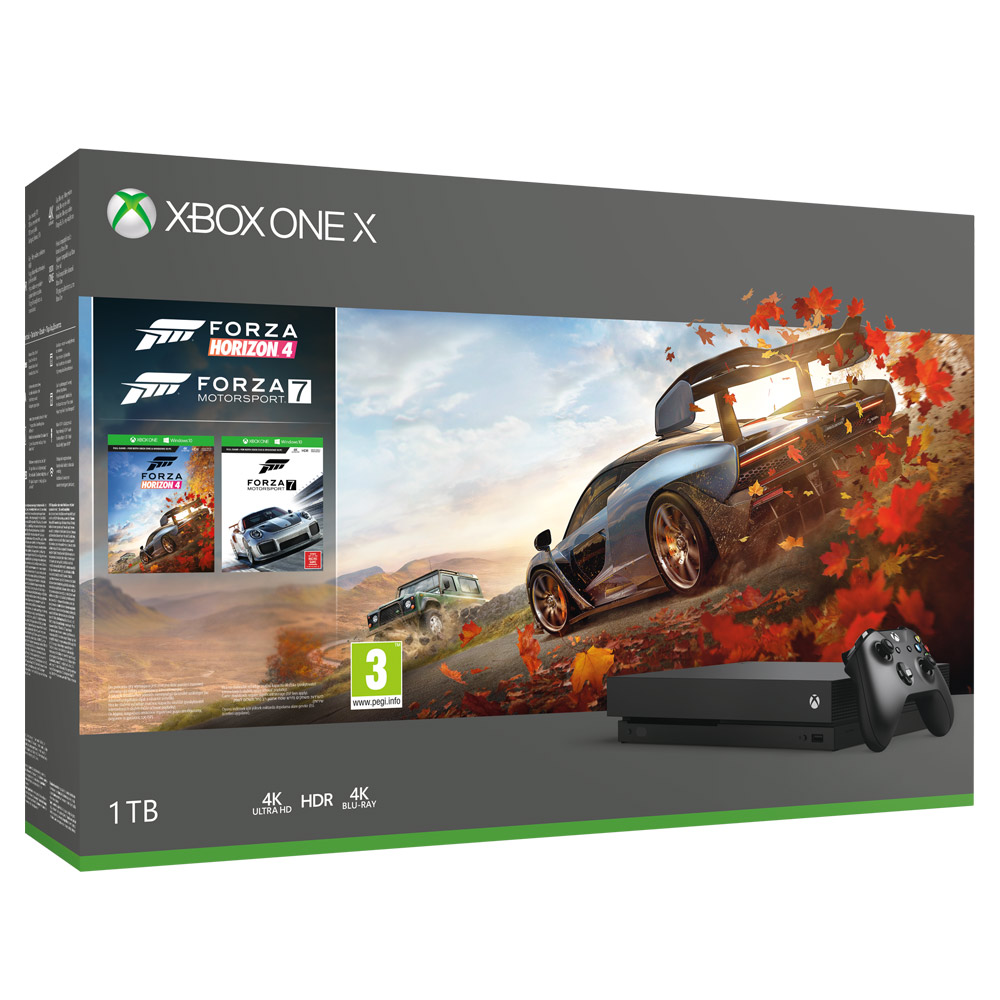 Xbox One X 1TB – 《極限競速：地平線 4》同捆組