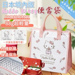 【Sanrio】日本平行輸入Hello kitty便當袋(10995627S1)