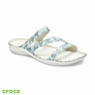 Crocs 卡駱馳 (女鞋) 女士激浪印花涼拖 205878-98U