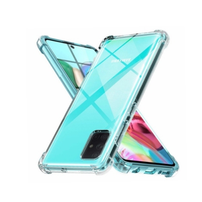 三星 Galaxy A51 4G 透明 四角防摔氣囊 手機殼 透明x1 (Samsung A51 4G手機殼 A51 4G保護殼 A51 4G保護套)