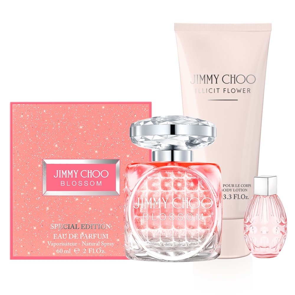 JIMMY CHOO 甜蜜繽紛女性淡香精60ml(贈送身體乳100ml+小香乙瓶)