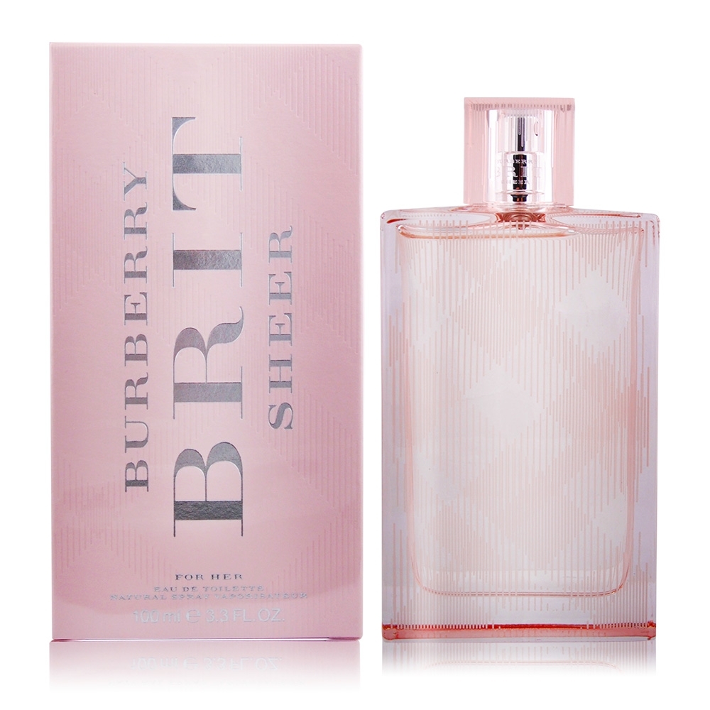 *Burberry 粉紅風格女性淡香水 Brit Sheer 100ml EDT-國際航空版