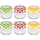 《TESCOMA》格紋玻璃密封罐6入(125ml) | 保鮮罐 咖啡罐 收納罐 零食罐 儲物罐 product thumbnail 2