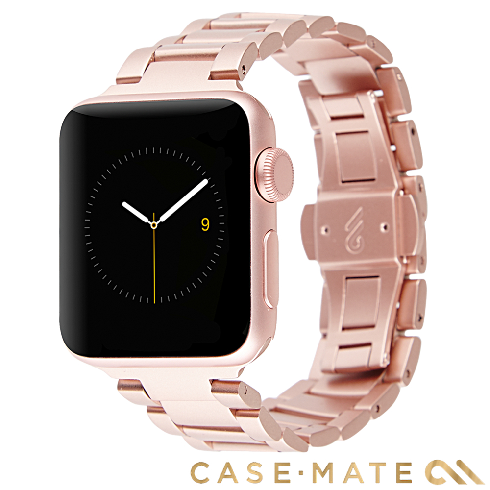美國 Case-Mate Apple Watch 38 /40mm 不鏽鋼錶帶 - 玫瑰金