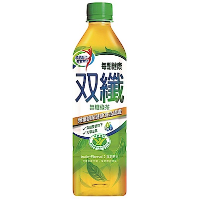 每朝健康 雙纖綠茶(650mlx24入)