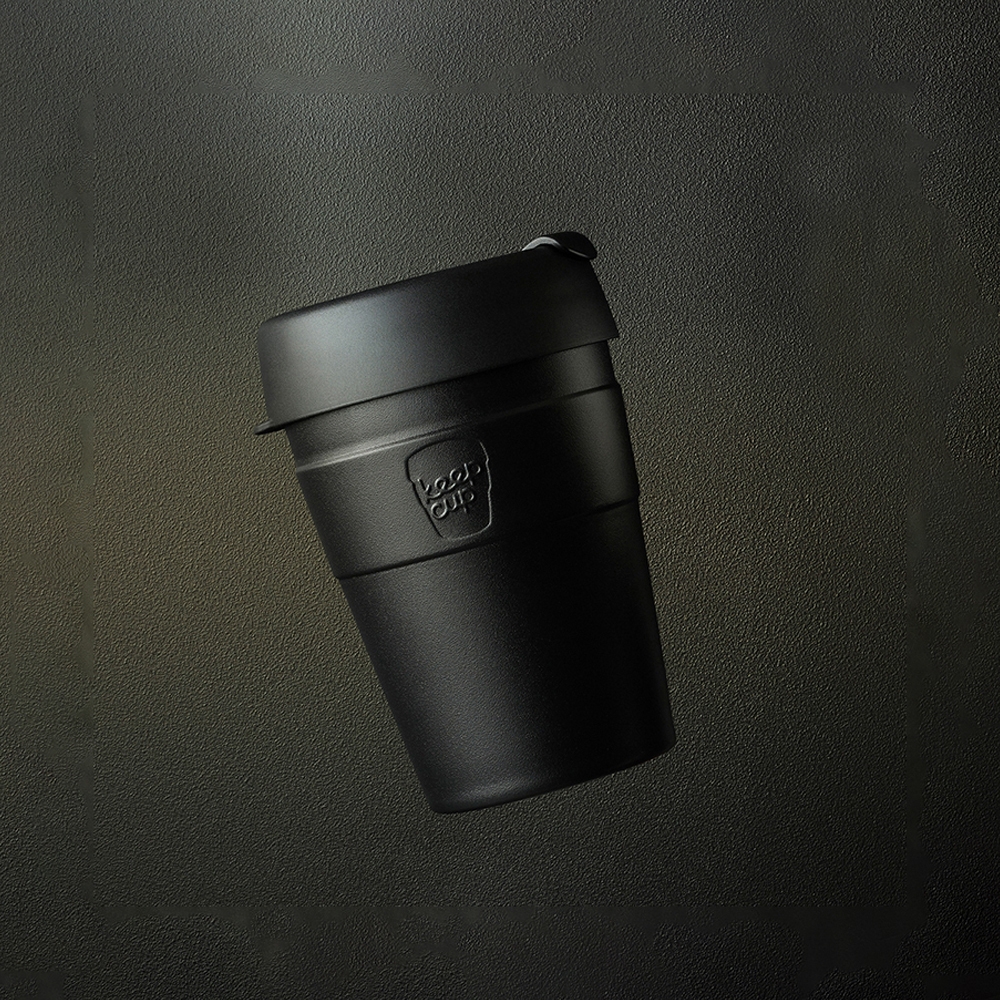 【澳洲 KeepCup】雙層真空隨身杯 340ml- M - 魅力黑