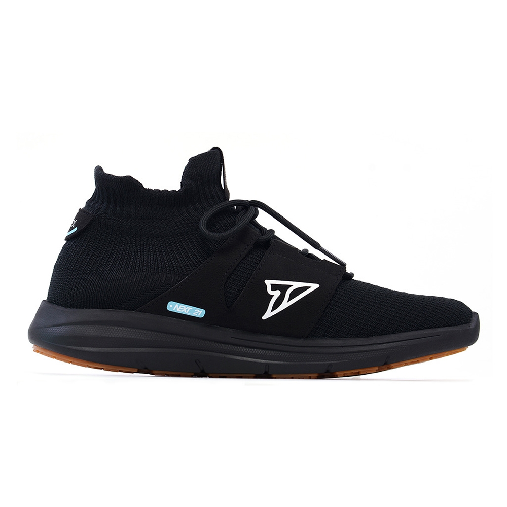 V-TEX 時尚針織耐水休閒運動鞋 地表最強耐水透濕鞋-NEXT 21 黑色