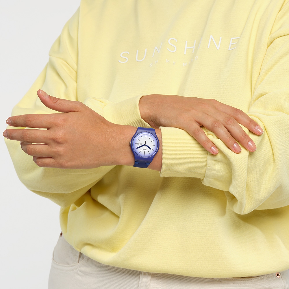 Swatch New Gent 原創系列手錶 VIOLET VERBENA (41mm) 男錶 女錶