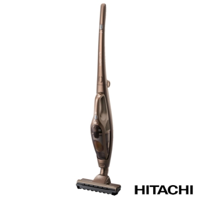 日立HITACHI 免紙袋無線2in1直立/手持吸塵器 香檳金(PVSC200T)