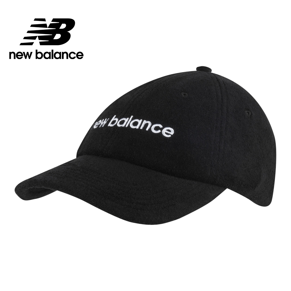 [New Balance]電繡NB棒球帽_中性_黑色_LAH31003BK