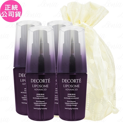 COSME DECORTE 黛珂 超微導全能修護精粹(12ml)*4旅行袋組(公司貨)