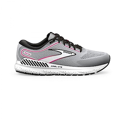 Brooks Ariel GTS 23 [1203902E078] 女 慢跑鞋 超寬楦 避震緩衝象限 瞪羚系列2023版 灰