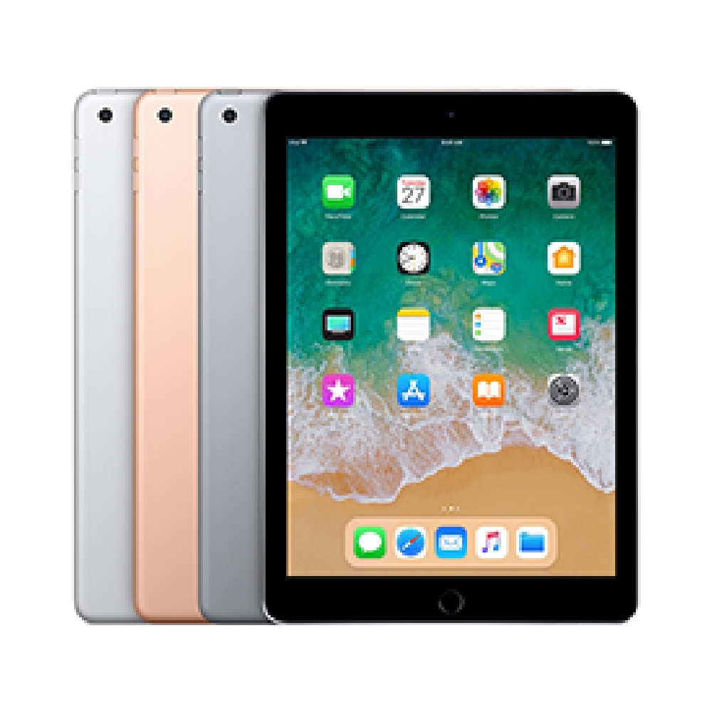 Apple蘋果】福利品iPad 6 128G LTE 行動網路版9.7吋平板電腦保固90天附