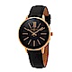 Anne Klein 戀人的讚嘆小牛皮腕錶-黑色x37mm AK-3252RGBK product thumbnail 1