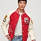 SUPERDRY 男裝 外套 棒球外套 飛行夾克 College Varsity Patched Bomber 紅 product thumbnail 1