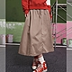 CONVERSE YOTD SKIRT 長裙 女 CNY龍年限定 卡其色_10026813-A01 product thumbnail 1