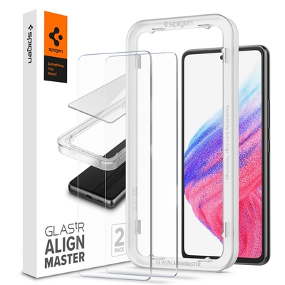 SGP / Spigen Galaxy A53 5G Align Master-玻璃保護貼(透明-含玻璃保貼x2)