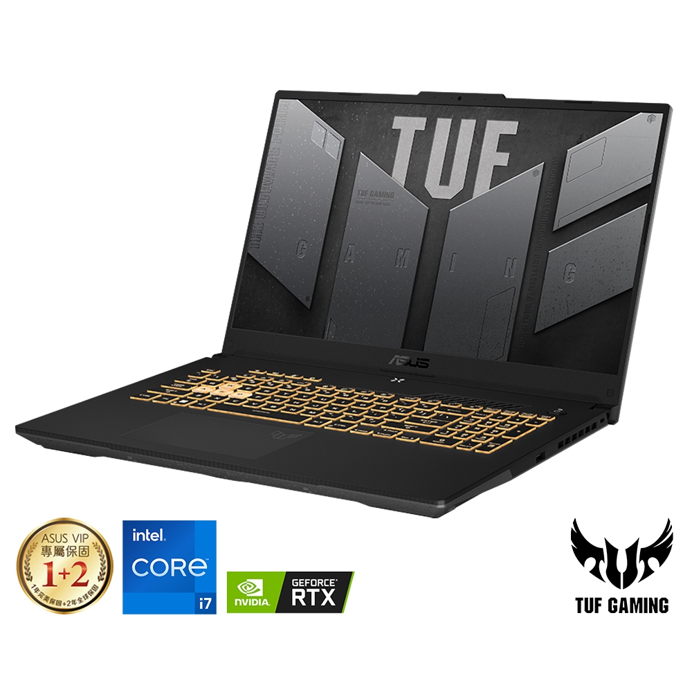 ASUS FX707ZR 17.3吋電競筆電(i7-12700H/RTX3070/8G/512G/Win 11/御鐵 ...