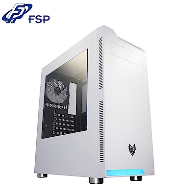 FSP 全漢 CMT240(W) 炫鬥士 白  ATX 透側 電腦機殼