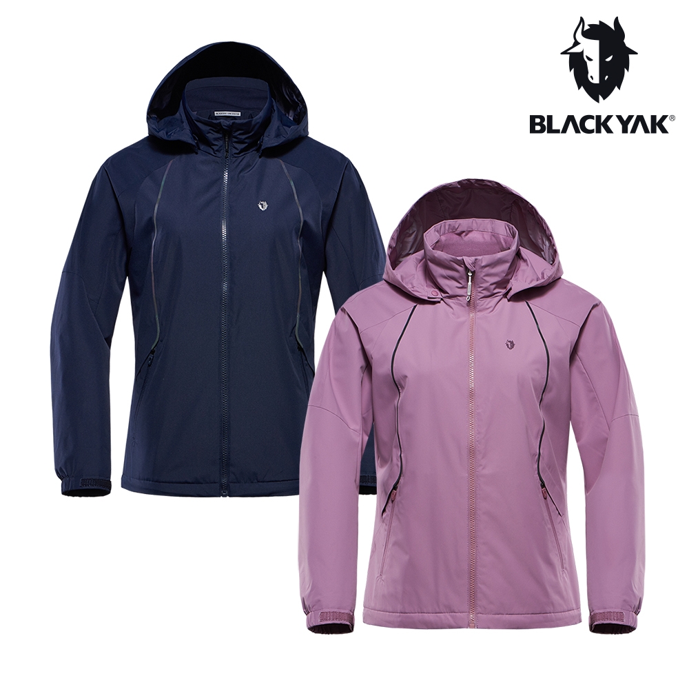 BLACKYAK 女 KROVANH防風外套(紫粉紅/海軍藍)2L 防風 保暖 禦寒風 連帽外套 |BYBB2WJ206