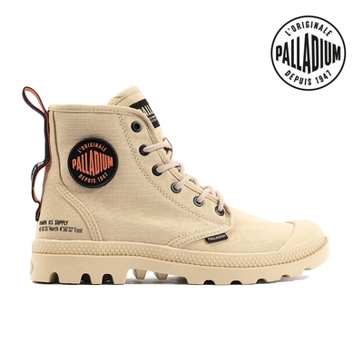 PALLADIUM PAMPA HI SUPPLY RS有機棉軍靴-中性-沙漠金