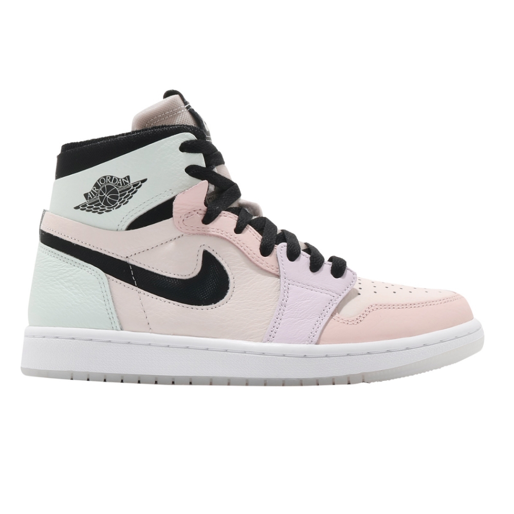 Nike 休閒鞋W Air Jordan 1 復活節男女鞋Zoom Air CMFT 喬丹拼接綠粉