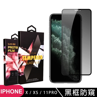 Iphone IX IXS I11PRO 高品質9D玻璃鋼化膜黑邊防窺保護貼(XS保護貼11PRO保護貼IPHONEX保護貼)
