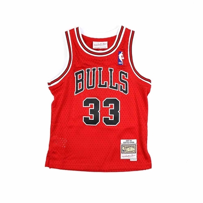 M&N 兒童 G1 Swingman復古球衣 公牛隊 97-98 Scottie Pippen #33