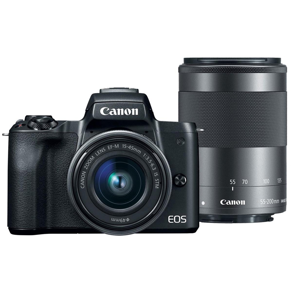 Canon EOS M50 15-45mm+55-200mm 雙鏡組(公司貨)