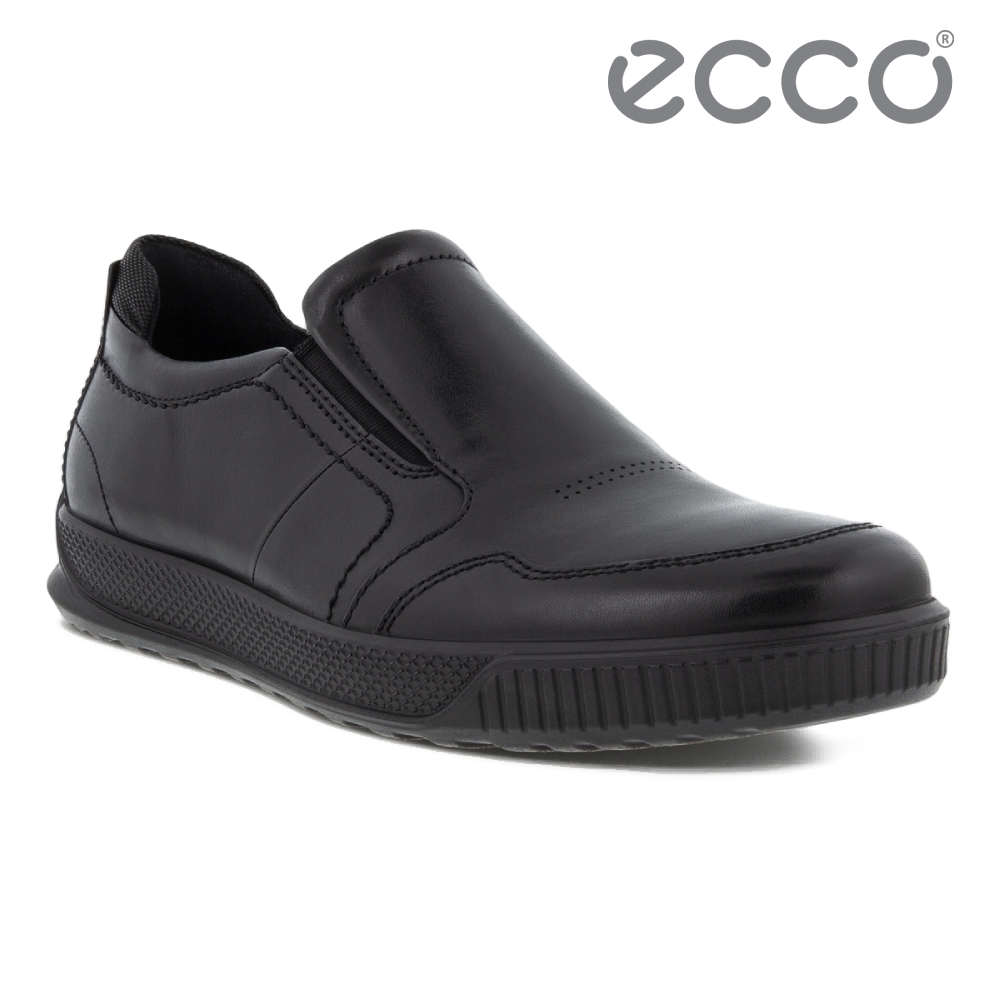 ECCO BYWAY 步威樂福皮革休閒鞋 男鞋 黑色