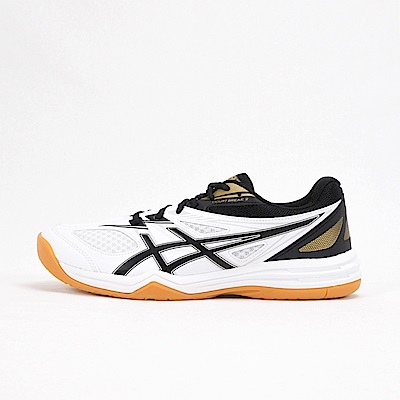 Asics Badminton入門款 [1073A013-102] 男鞋 羽毛球 訓練 輕量 緩震 亞瑟士 白黑金