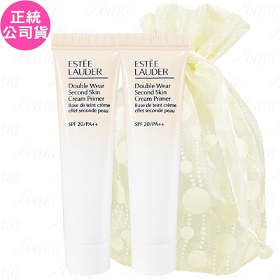 ESTEE LAUDER 雅詩蘭黛 粉持久天生美肌乖乖乳SPF20 PA++(15ml)*2旅行袋組(公司貨)