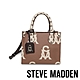 STEVE MADDEN-BROLA 雙面印花方形手提斜背包-咖啡色 product thumbnail 1
