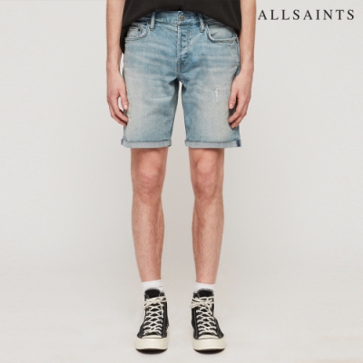 ALLSAINTS SWITCH 素面純棉翻邊牛仔短褲