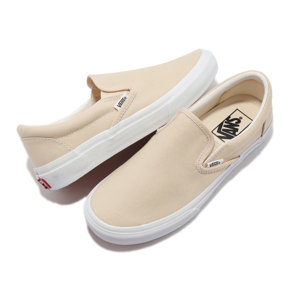 Vans 休閒鞋V98CF Bloom Slip On 男女鞋懶人鞋無鞋帶好穿脫情侶鞋淺褐