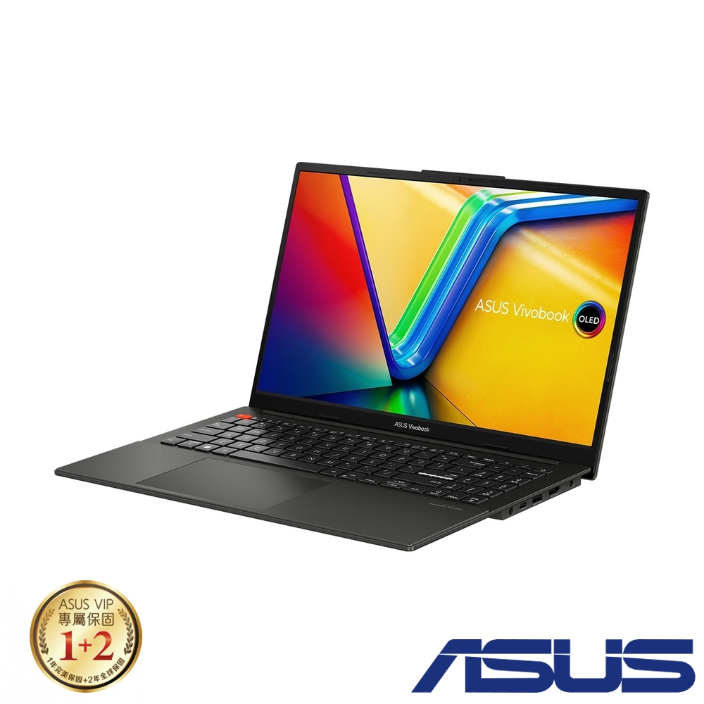 (外接1TB組合) ASUS S5504VA 15.6吋2.8K筆電 (i5-13500H/16G/512G SSD/EVO/Vivobook S15 OLED/午夜黑)