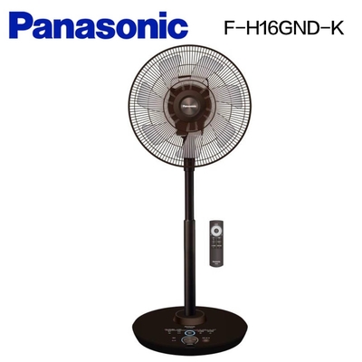 Panasonic國際牌 16吋 8段速ECO溫控微電腦遙控負離子DC直流電風扇 F-H16GND-K 奢華型