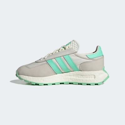 ADIDAS ORIGINALS RETROPY E5 W 女休閒鞋-灰綠-HQ4385