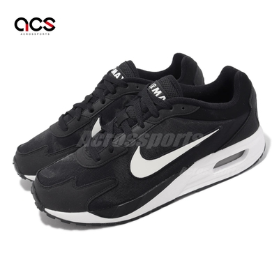 Nike 休閒鞋 Air Max Solo 男鞋 黑 白 氣墊 網布 運動鞋 DX3666-002