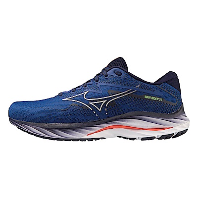 Mizuno Wave Rider 27 SW [J1GC230405] 男 慢跑鞋 運動 路跑 超寬楦 穩定 包覆 藍