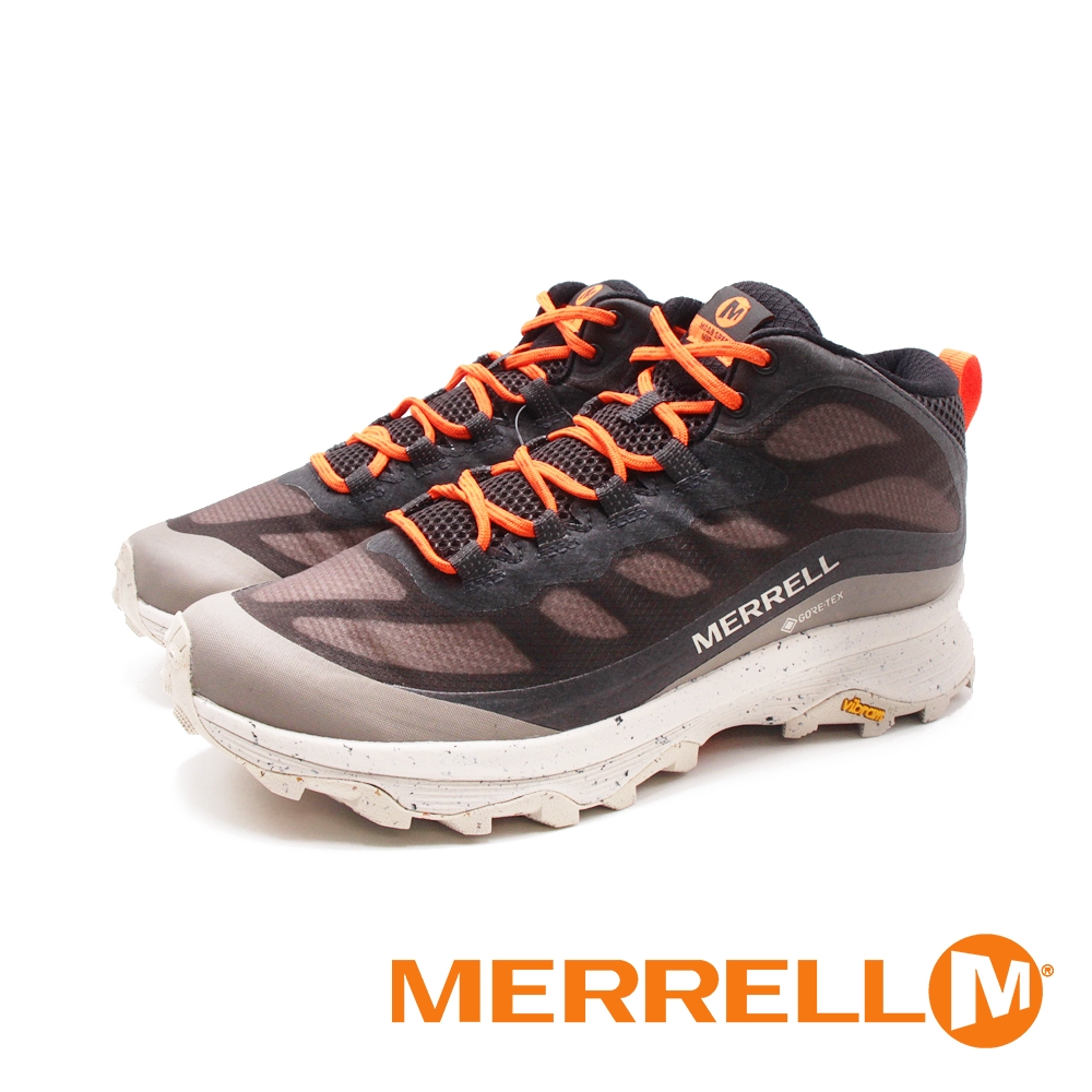 MERRELL(男)MOAB SPEED MID GORE-TEX防水中低筒健行運動鞋男鞋-橘色