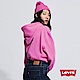 Levis 女款 重磅帽T 復古寬鬆落肩燈籠袖 全一色刺繡Logo 內刷毛 product thumbnail 1