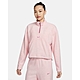 NIKE AS W NK TF COZY HZ TOP 女長袖上衣-粉色-FV4014632 product thumbnail 1