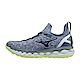 Mizuno Wave Sky Neo 2 [J1GD213423] 女 慢跑鞋 運動 路跑 避震 回彈 襪套式 麻花灰 product thumbnail 1